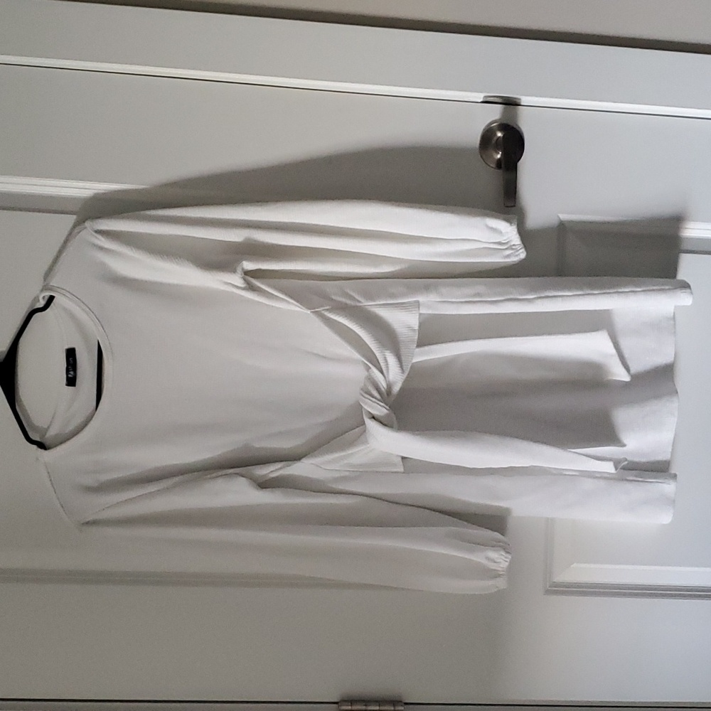 Long Sleeved White Dress